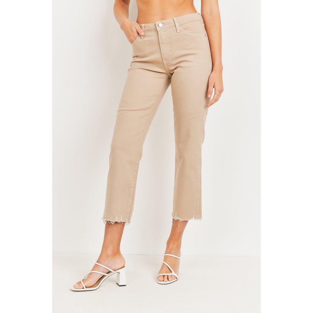 Just Black Denim High Rise Vintage Straight Jeans